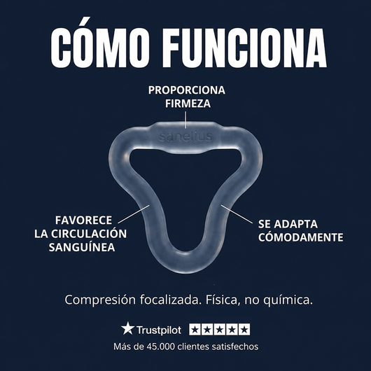 MEJORA Y MANTÉN TU ERECCIÓN - ANILLO SANELIUS