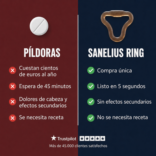 MEJORA Y MANTÉN TU ERECCIÓN - ANILLO SANELIUS